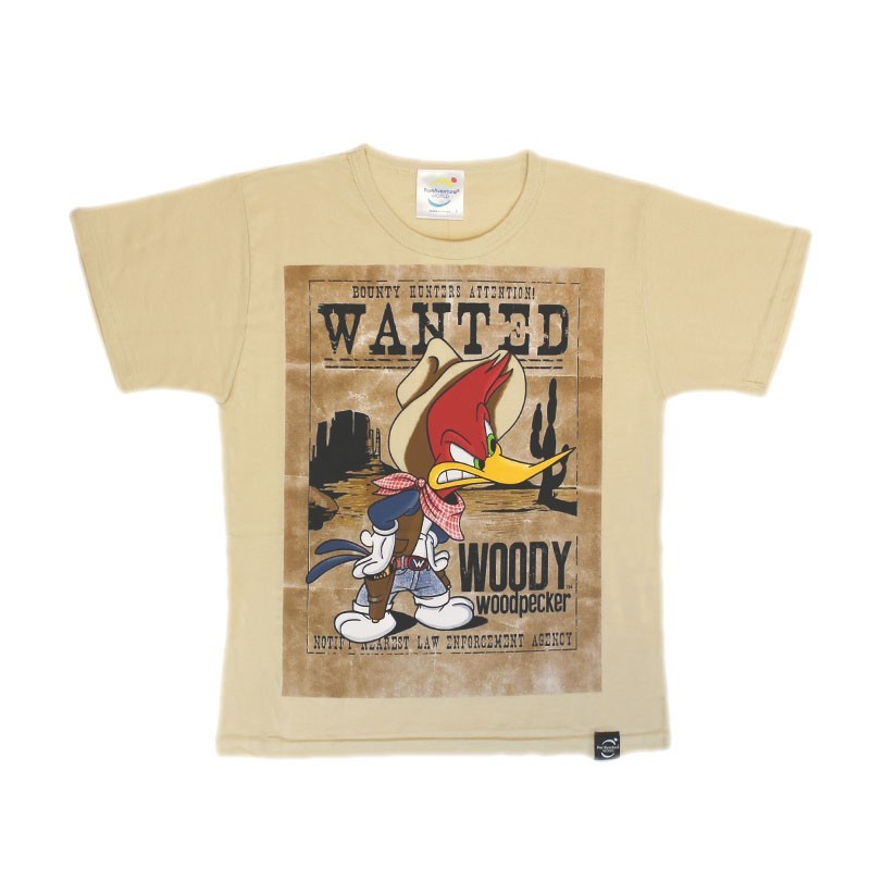 Officially Licensed Woody Woodpecker Classic Logo Kids T-Shirt Age 3-12 Years 